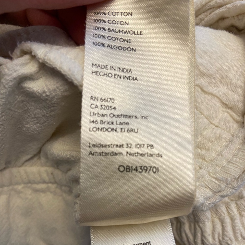 Free People Cream Wide-Leg Jumpsuit - Picture 7 of 7